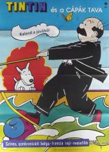 Tintin és a cápák tava plakát